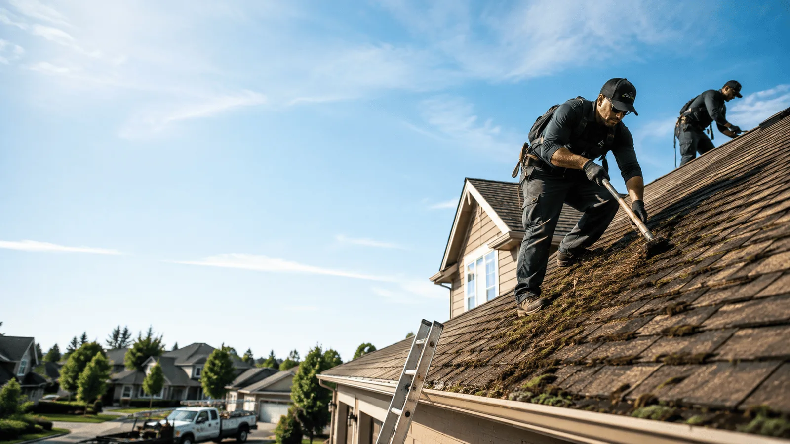 Roof Moss Removal in Keenes, IL near me